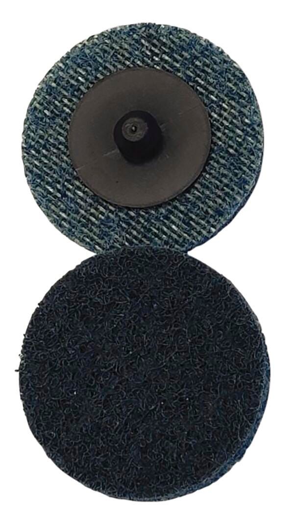 Glit/Gemtex Fine Grade Surface Preparation Disc, 2 in Dia, Blue, Pack of 50 1048776